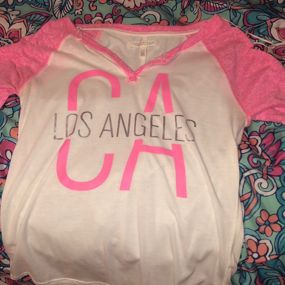 Aeropostale short sleeve baseball tee